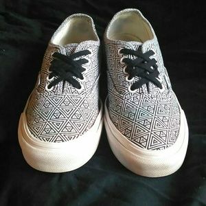 Pre-loved geometric Vans